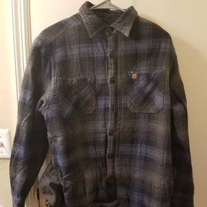 Coleman sherpa lined plaid jacket